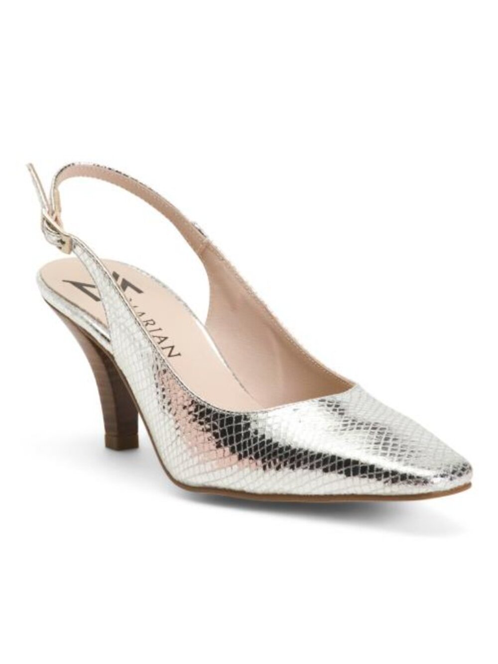 MARIAN Made In Spain Leather Slingback Heels